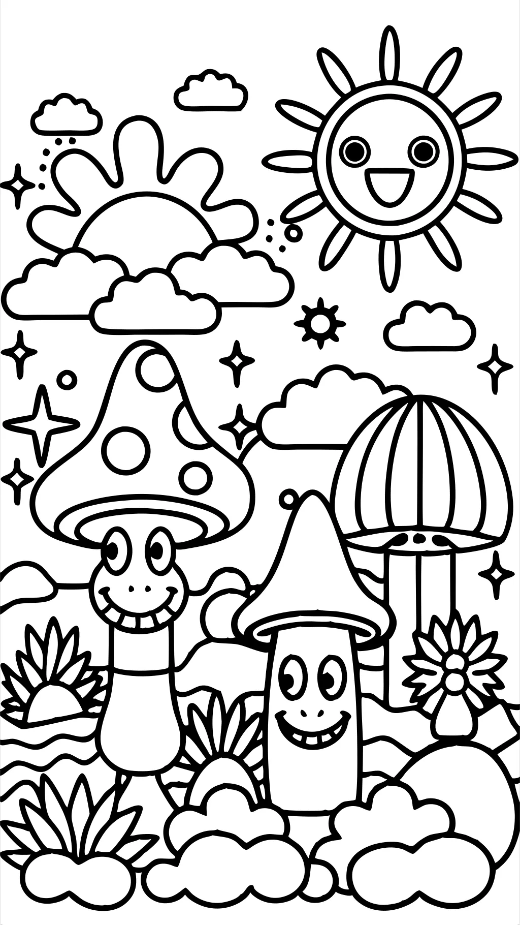 90s cartoon stoner coloring pages